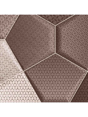 Dreamwall Duvar Kağıdı 3 Boyutlu Geometrik Mozaik Desenli Silinebilir Tekstil Duvar Kağıdı