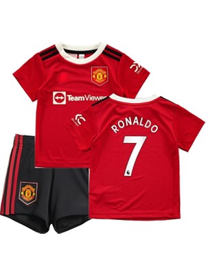 Special Arena Manchester United Ronaldo 2021 Sezon Futbol Çocuk Forması 2'li Set