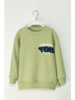 Dmb Mojo Erkek Çocuk 4-9 Yaş Tokyo Sırt Baskılı Sweatshirt Yeşil