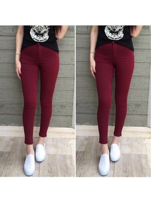 Nnstartshopping  Gabardin Kumaş Yüksek Bel Pantolon 90CM Bel 38CM