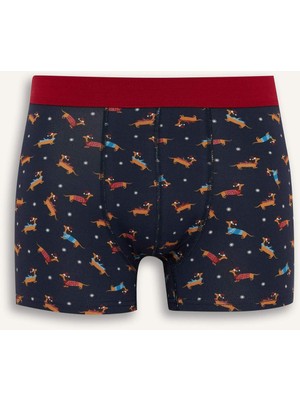 DeFacto Yılbaşı Temalı Regular Fit Boxer F9914AX25WN