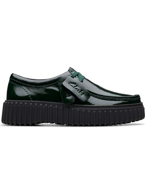 Clarks Deri Yeşil Kadın Loafer Torhill Bee