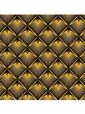 Dreamwall 3 Boyutlu Geometrik Yaprak Desenli Silinebilir Tekstil Duvar Kağıdı