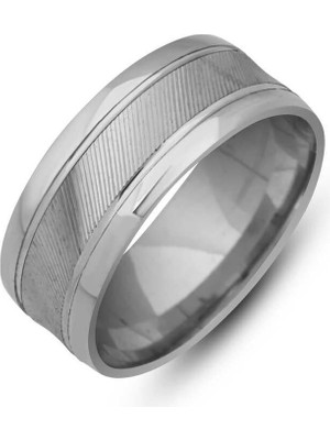 Gumush Hk Gümüş Alyans Desenli Rodyum |Gümüş Takı Hediyelik Ürünler