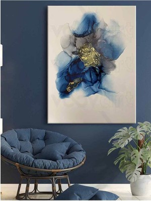 Soyut Dekoratif Hd Baskı Kanvas Tablo - VOOV2466 Hd Dijital Baskı Dikey Kanvas Tablo 6123