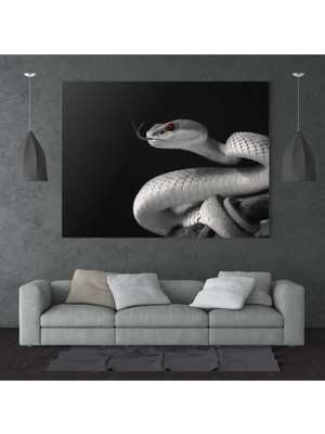 GülsenArt Dekoratif Snake Hd Baskı Kanvas Tablo Hd Dijital Baskı Yatay Kanvas Tablo 51