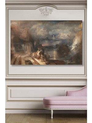 The Parting Of Hero And Leander Hd Baskı Kanvas Tablo Hd Dijital Baskı Yatay Kanvas Tablo Dekoratif