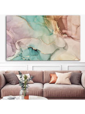 Dev Boyut Dekoratif Sürreal Tasarım Renk Karmaşası Hd Dijital Baskı Yatay Kanvas Tablo