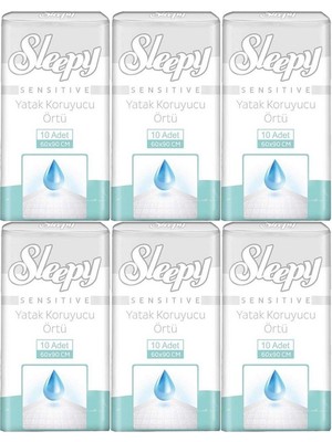 Sleepy Hasta Yatak Koruyucu 60*90CM 60 Adet (6pk*10)