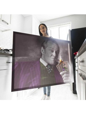 Dekoratif Joker Hd Dijital Baskı Yatay Panoramik Kanvas Tablo Genç Odası Dekor