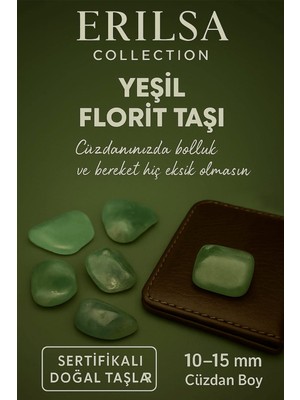 Erilsa Sertifikalı Yeşil Florit Taşı Kütle 10-15 mm – Bereket Denge ve Zihinsel Temizlik Taşı