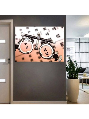 Göz Hastanesi, Göz Sağlığı Merkezi Tabloları Hd Dijital Baskı Yatay Kanvas Tablo 421