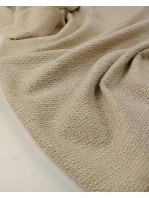 Kumaş Parça Capucino Renkte Örme Kumaş En: 140 cm