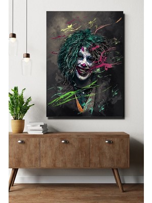 GülsenArt Joker Hd Baskı Kanvas Tablo Hd Dijital Baskı Dikey Kanvas Tablo 5614