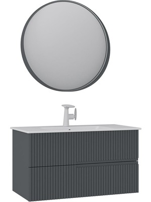 Orka Banyo Moonlight 90 cm Banyo Dolabı Takımı