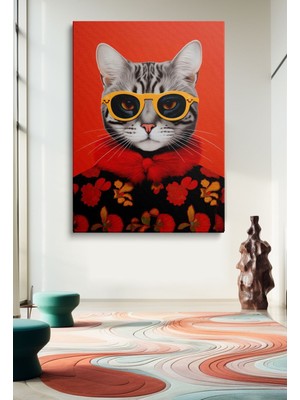 Kanvas Hd Dijital Baskı Dikey Duvar Tablosu Tekli Canvas Tablo Boho Klasik Modern 130