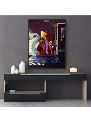 Dekoratif Fashion Nefertiti Hd Baskı Kanvas Tablo Hd Dijital Baskı Dikey Kanvas Tablo