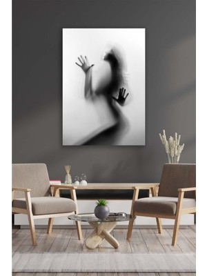 Modern Art Siluet Dekoratif Hd Baskı Kanvas Tablo2 Hd Dijital Baskı Dikey Kanvas Tablo Dekoratif