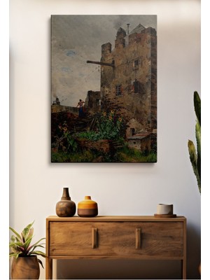 Kanvas Duvar Tablosu Tekli Hd Dijital Baskı Dikey Kanvas Tablo 213 Oturma Odası Yemek Odası Dekor