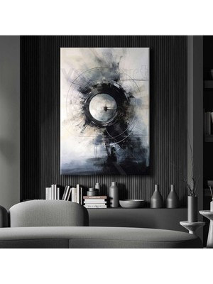 Abstract Art Dekoratif Hd Baskı Kanvas Tablo - VOOV2496 Hd Dijital Baskı Dikey Kanvas Tablo 51