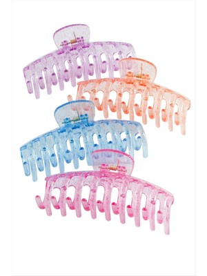 Makay Bulut Simli Düz Mandal Toka 11 cm