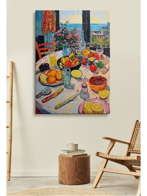 Kanvas Duvar Tablosu Tekli Hd Dijital Baskı Dikey Canvas Tablo Boho Klasik Modern 154