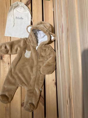 Anna Babba Anna Kalın Astarlı Wellsoft Unisex Tulum Açık Kahve