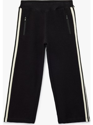 Koton Fermuarlı Cepli Biyeli Geniş Paça Eşofman Altı