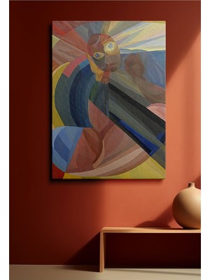 Kanvas Duvar Tablosu Tekli Hd Dijital Baskı Dikey Canvas Tablo Boho Klasik Modern 054