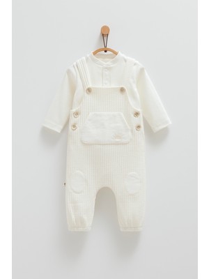 Caramell Cenova Premium Erkek Salopet Ekru