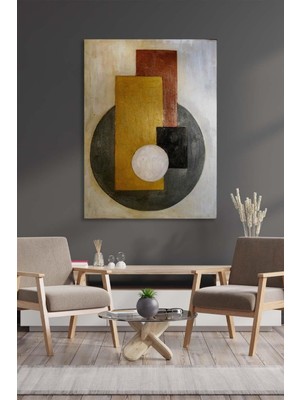 GülsenArt Van Gogh Tarzı Vazo-Kanvas Duvar Tablo Hd Dijital Baskı Dikey Kanvas Tablo