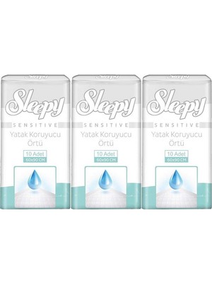 Sleepy Hasta Yatak Koruyucu 60*90CM 30 Adet (3pk*10)