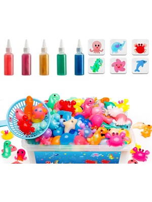 Daniska Magic Water Elf Aqua Gel Sihirli Su Oyuncak Seti 5 Renk Jel Şişe 6 Kalıp