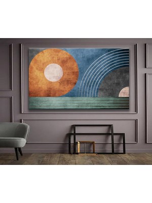 GülsenArt Soyut Tasarım Hd Dijital Baskı Yatay Kanvas Tablo Salon Dekor1