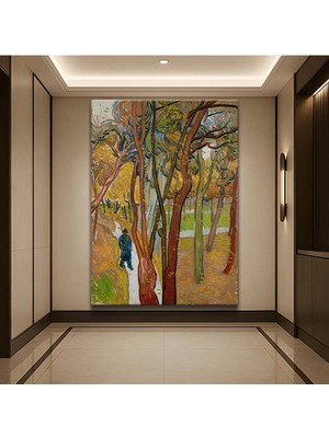 GülsenArt Vincent Van Gogh Sonbahar Renkleri Manzara Kanvas Tablo Duvar Tablosu Dekoratif Ressam Tablosu