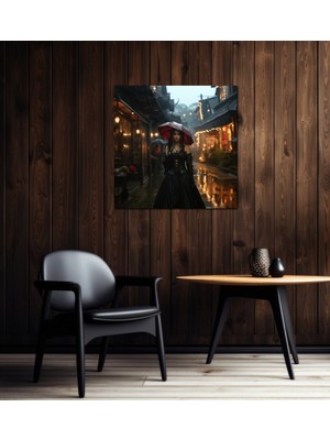 Rönesans Gotik Kadın Portresi Hd Baskı Kanvas Tablo Hd Dijital Baskı Kare Kanvas Tablo