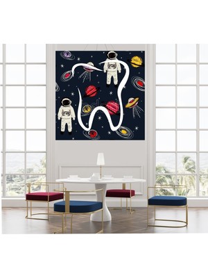 GülsenArt Çocuk Ağız ve Diş Sağlığı Polikliniği Dr. Dent Hd Dijital Kare Baskı Kanvas Tablo Tabloları