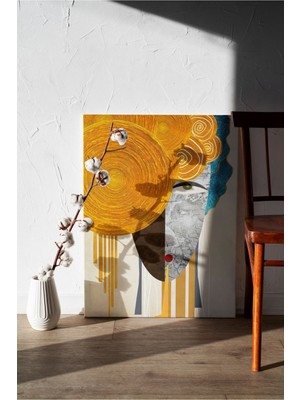 Ev Ofis Güzellik Salonu Modern Dekorasyon Hd Dijital Baskı Dikey Kanvas Tablo Dekoratif