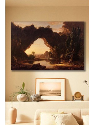 Evening In Arcadia Hd Dijital Baskı Yatay Kanvas Tablo Işyeri Ofis Oturma Odası Dekoru