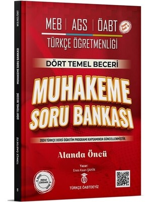 Türkçe Öabtdeyiz Öabt Meb-Ags Türkçe Dört Temel Beceri Muhakeme Soru Bankası Çözümlü - Enes Kaan Şahin Türkçe Öabtdeyiz