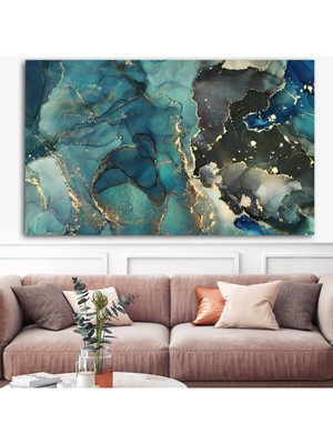 Dekoratif Sürreal Tasarım Renklerin Dansı Hd Dijital Baskı Yatay Kanvas Tablo