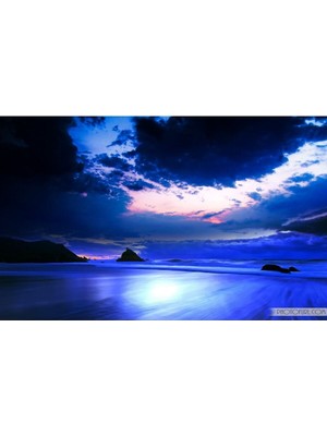 GülsenArt Mavi Gökyüzü Hd Baskı Kanvas Tablo Hd Dijital Baskı Yatay Kanvas TABLO21312