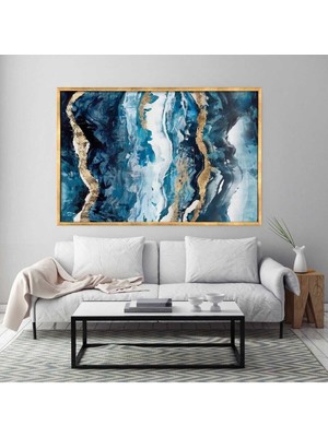 Yağlı Boya Görünümlü Boya Görünümlü Soyut Tablo Hd Dijital Baskı Yatay Kanvas Tablo Ofis Dekoru