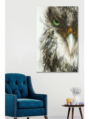 Dekoratif Kartal Gözü Duvar Hd Baskı Kanvas Tablo Hd Dijital Baskı Dikey Kanvas Tablo Dekoratif