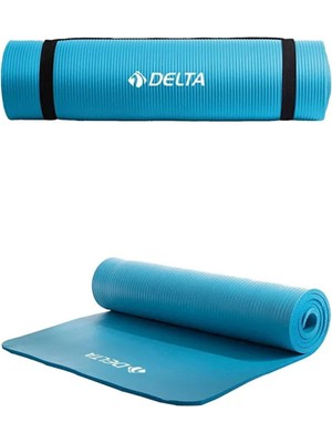 Delta Pilates Minderi Yoga Matı 10MM Mavi Tnf 907