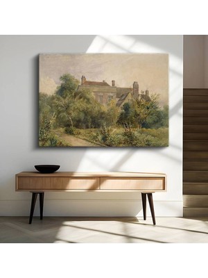 John Constable Ingiliz Kır Evi Kırsal Kanvas Tablo Duvar Tablosu Dekoratif Ressam Tablosu