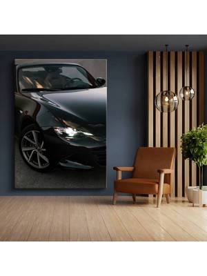 Mazda Mx-5 Modern Spor Araba Kanvas Tablo Japon Roadster Zarafeti Tablo