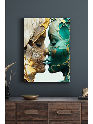 Modernist Dekoratif Hd Baskı Kanvas Tablosu Hd Dijital Baskı Dikey Kanvas Tablo