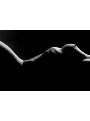 Nü Kadın Hd Dijital Baskı Yatay Kanvas Tablo Salon Yatak Odası Duvar Dekoru