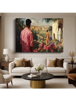 Jean-Léon Gérôme Doğu Oryantalist Manzarası Kanvas Tablo Duvar Tablosu Dekoratif Ressam Tablosu